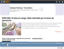 Tablet Screenshot of m.fxstreet.es