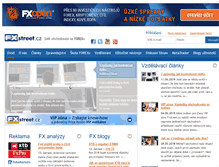 Tablet Screenshot of fxstreet.cz